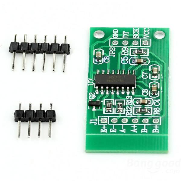 Módulo Conversor Amplificador I2C HX711 24bit 2 Canais para célula de carga - Balanças