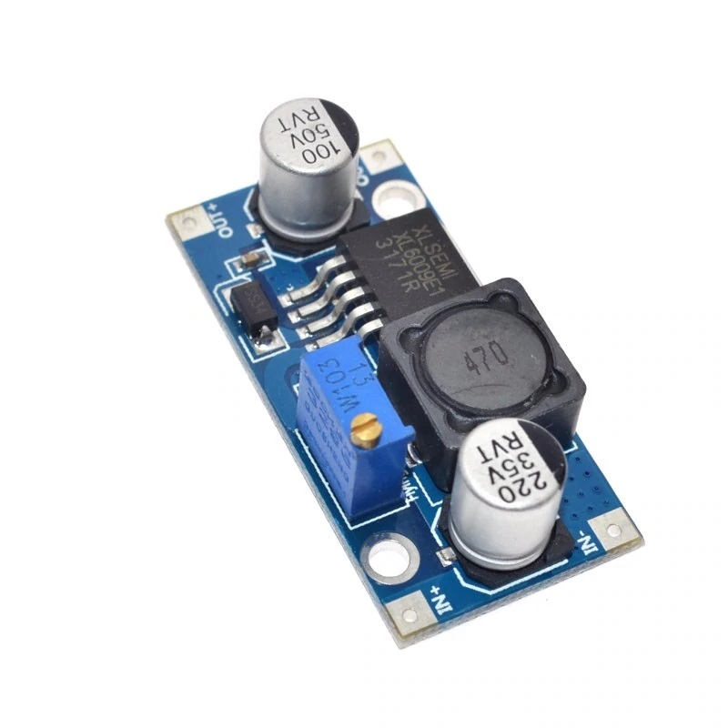 Módulo Regulador Elevador de tensão DC-DC Step-up XL6009 ajustável para 4A - 5V a 35V - Conversor...