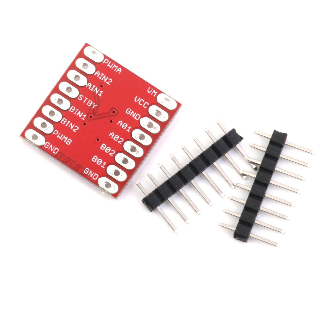 Módulo driver ponte H duplo 1A para motor DC e motor de passo TB6612FNG