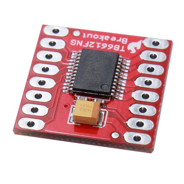 Módulo driver ponte H duplo 1A para motor DC e motor de passo TB6612FNG