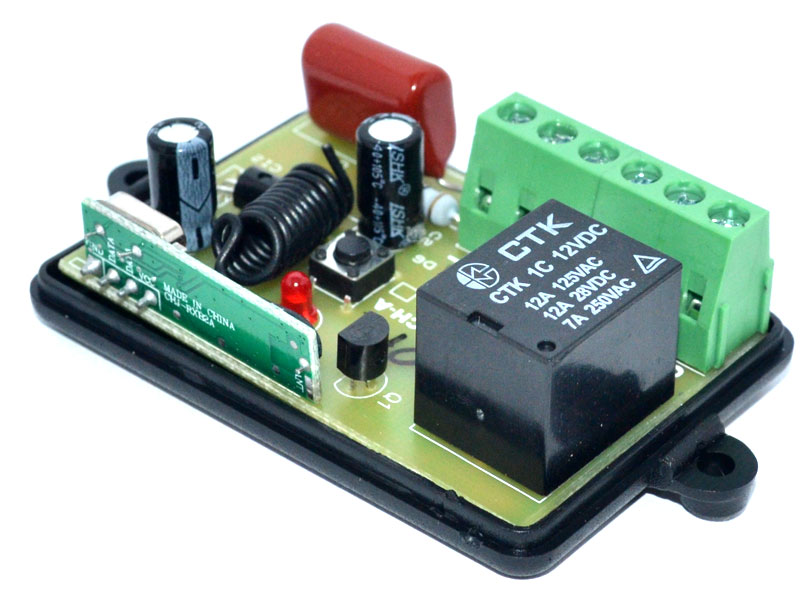 Kit 4x Módulo relê 1 canal RF 433Mhz 220V RL01A-220 com entrada para interruptor - Automação com...