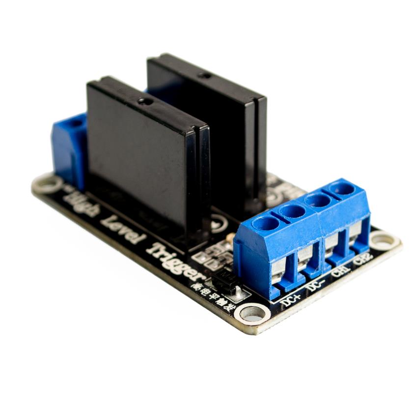 Módulo relê de estado sólido 2 canais 5V SSR - 250V 2A - G3MB-202P