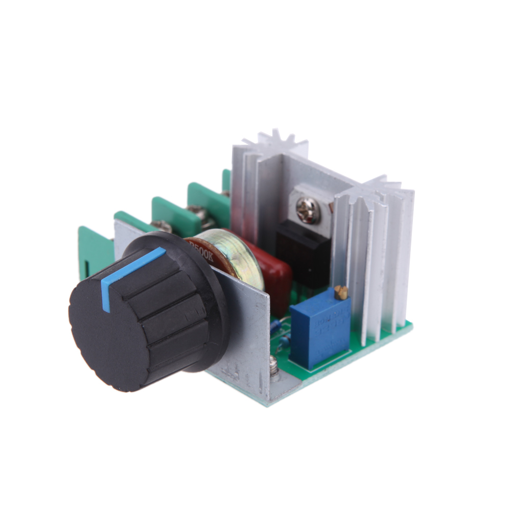 Dimmer rotativo de alta potência CA 2000W em 220V - 1000W em 127V - Bivolt