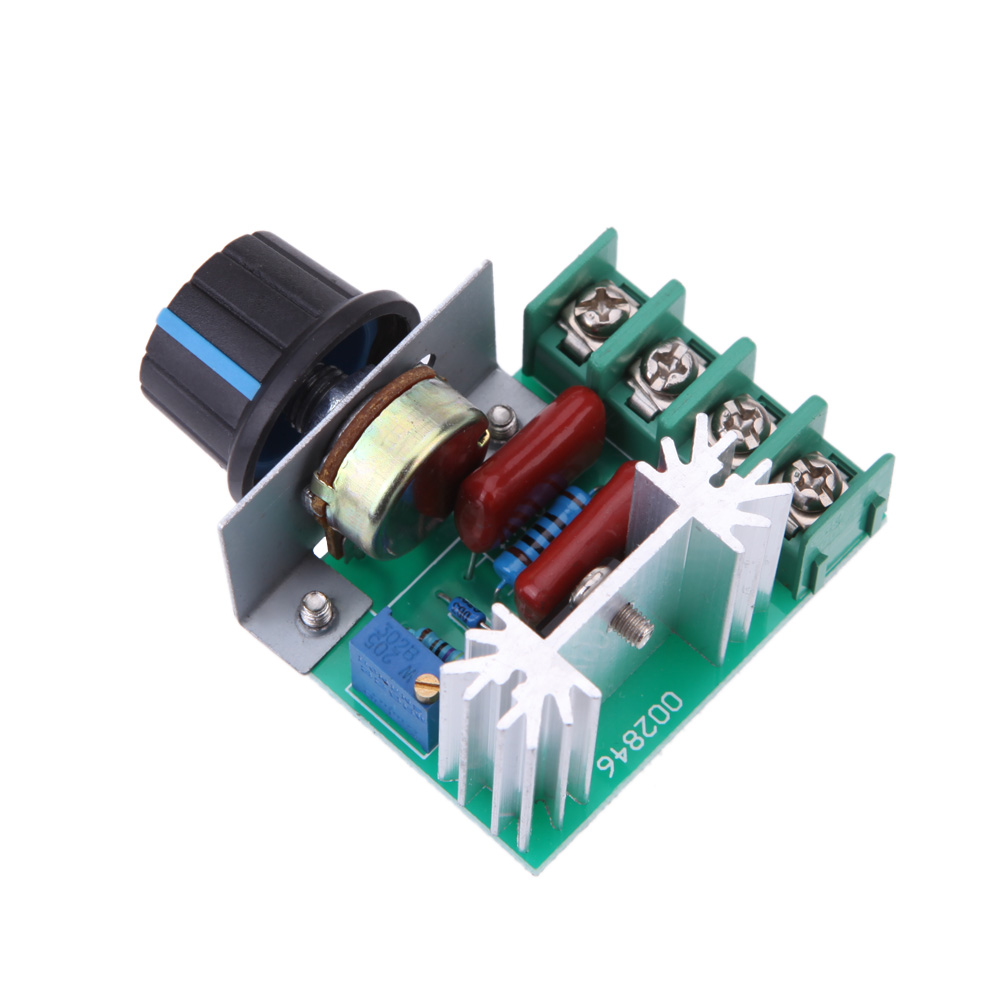 Dimmer rotativo de alta potência CA 2000W em 220V - 1000W em 127V - Bivolt