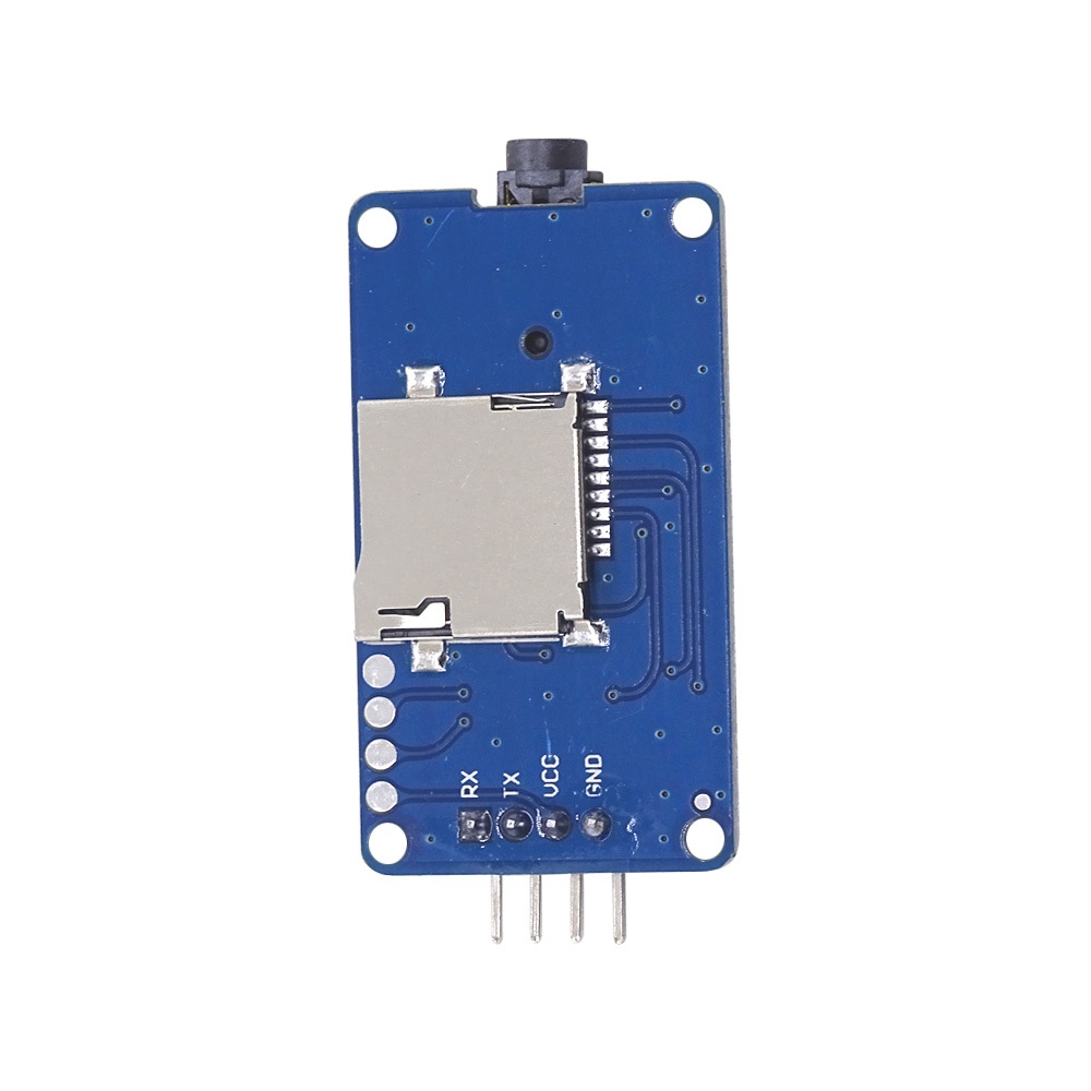 Módulo leitor de cartão MP3 serial RS232 TTL com saída de áudio P2 YX5300