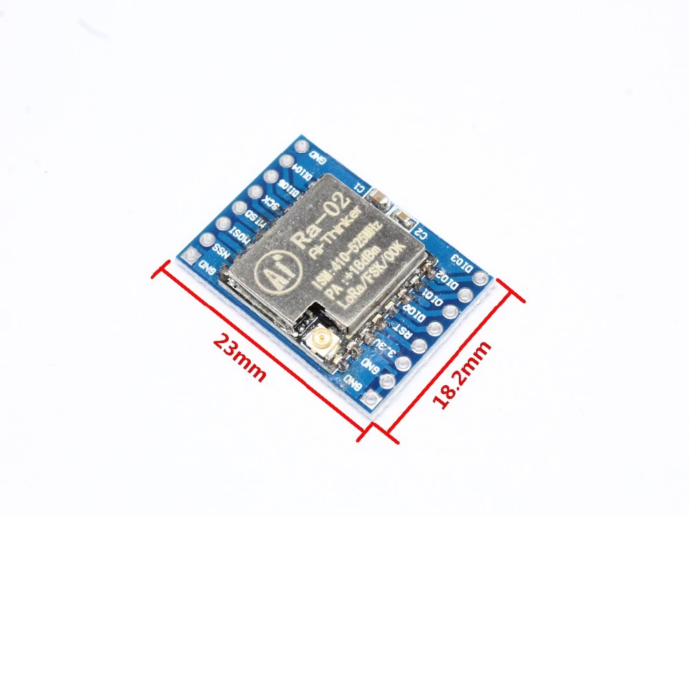 Módulo Transceptor LoRa RA-02 SX1278 433Mhz SPI - 100mW 20dBm