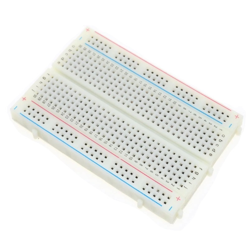 Mini protoboard de 400 pontos - furos