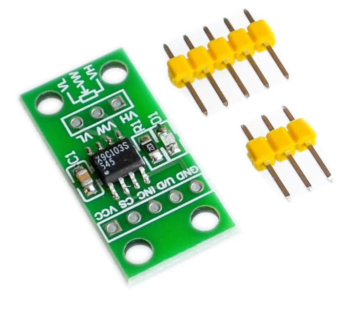 Módulo potenciômetro digital 10K - X9C103S 3V a 5V