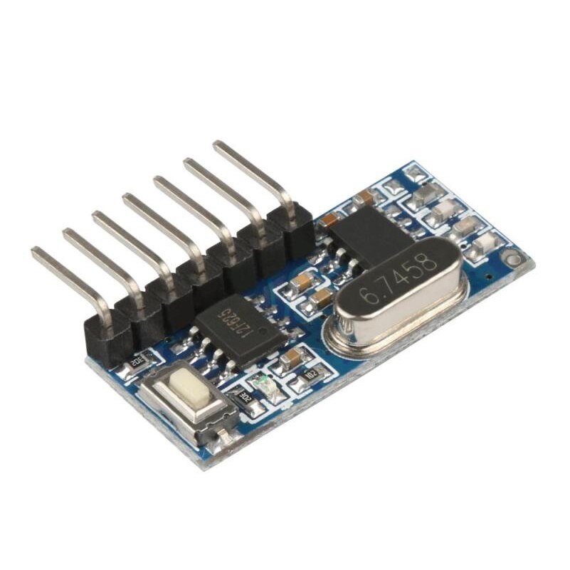 Receptor 433Mhz Superheterodino decodificador 4 canais para controle remoto eV1527 PT2262 PT2264