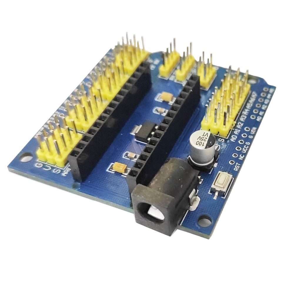 Módulo adaptador terminais conectores com regulador 3.3V para Arduino Nano