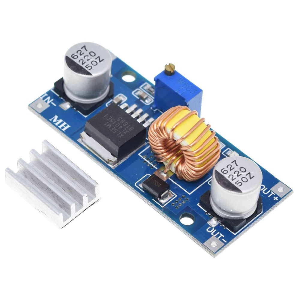 Módulo conversor DC-DC Step-down XL4015 ajustável 5A - 8-36V para 1.25-32V