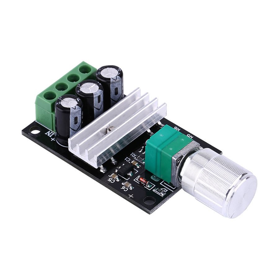 Módulo PWM regulador de tensão 3A - 6~28V 80W - Controlador velocidade motor 6V 9V 12V e 24V - 120...