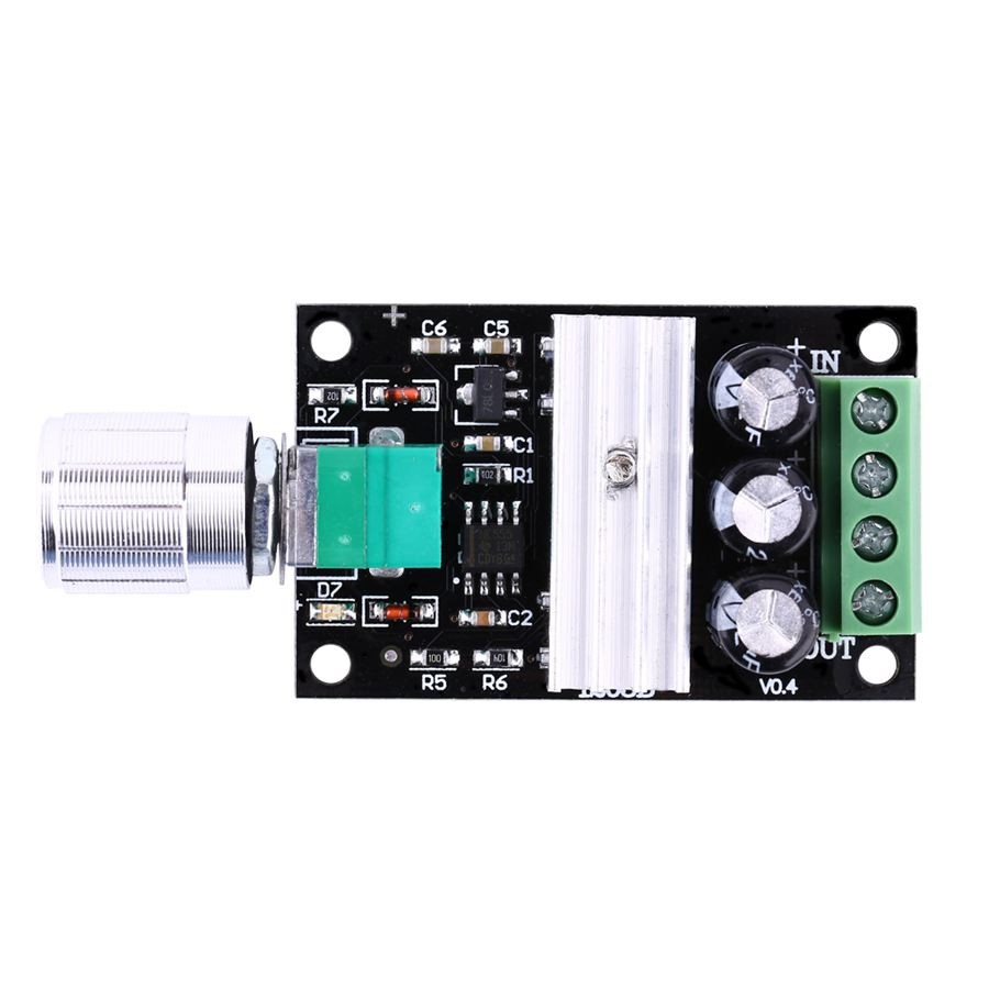 Módulo PWM regulador de tensão 3A - 6~28V 80W - Controlador velocidade motor 6V 9V 12V e 24V - 120...