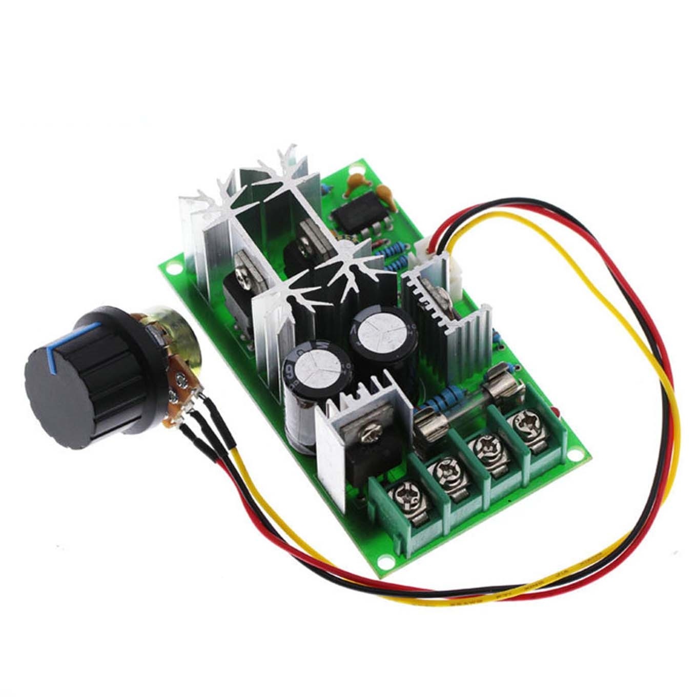 Módulo PWM regulador de tensão 20A - 9~60V 1200W - Controlador de velocidade para motor 12V e 24V ...