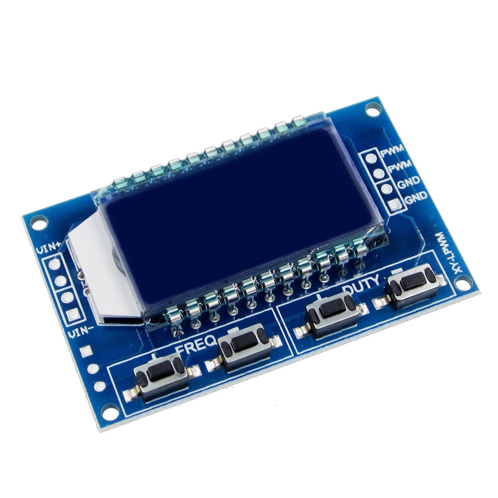 Módulo gerador de sinal PWM 1Hz a 150Khz ajustável com display - XY-LPWM