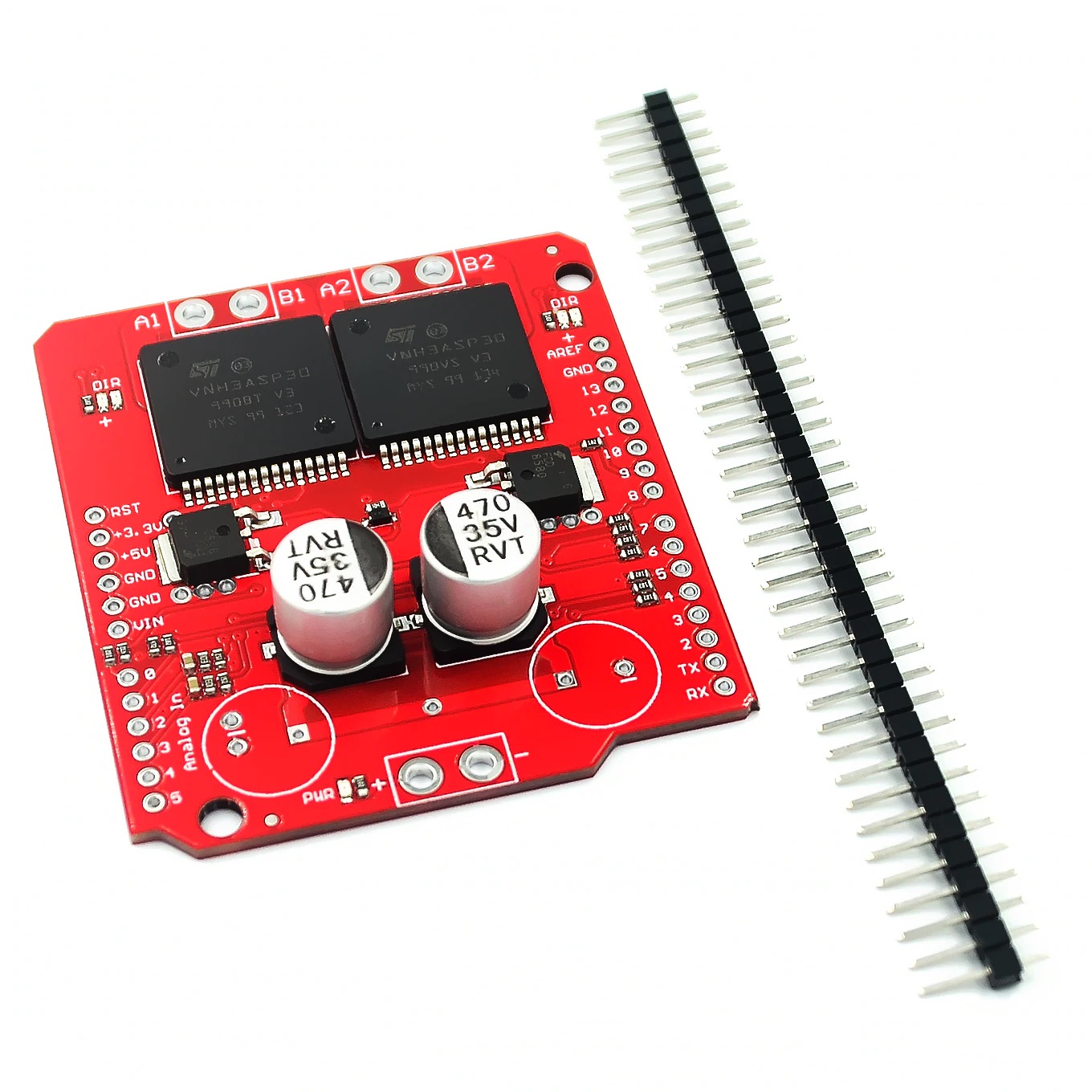 Módulo Shield ponte H MONSTER 30A 2 canais VNH3ASP30 - VNH2SP30