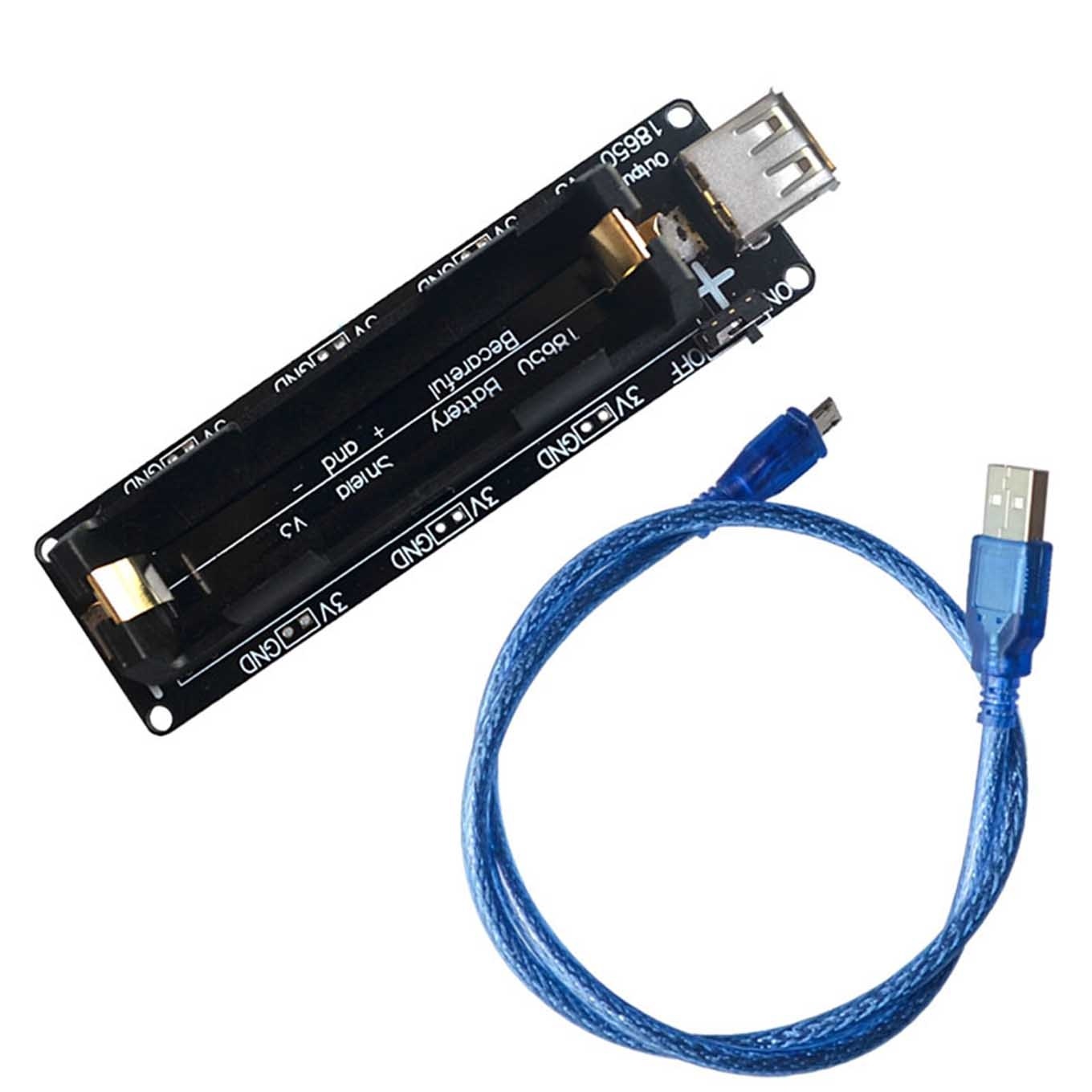 Carregador de Bateria 18650 Shield V3 - Saída USB, 3V e 5V