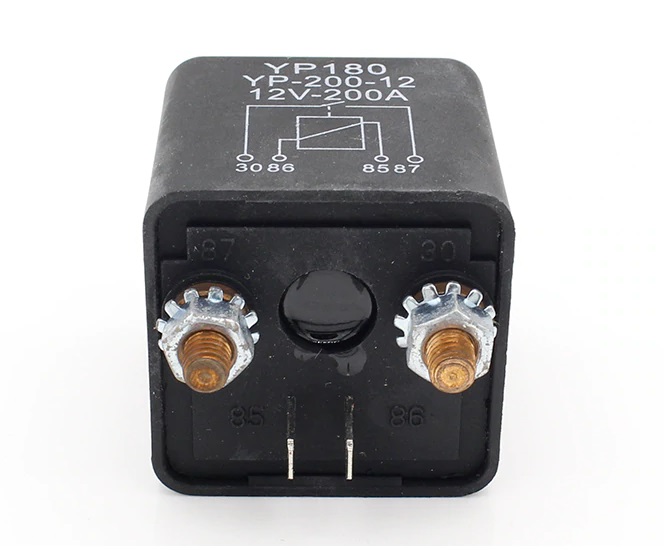 Relê auxiliar automotivo alta potência 12V 200A - Partida