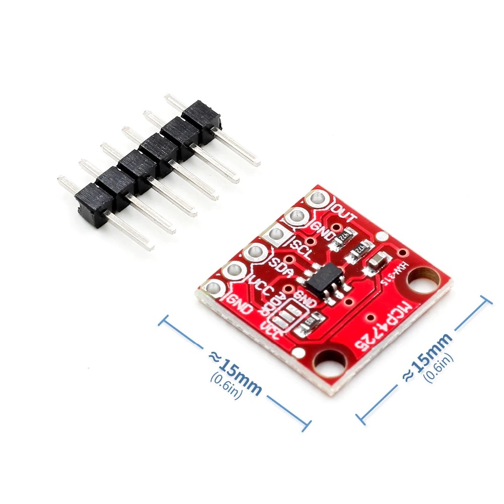 Módulo conversor digital para analógico DAC MCP4725