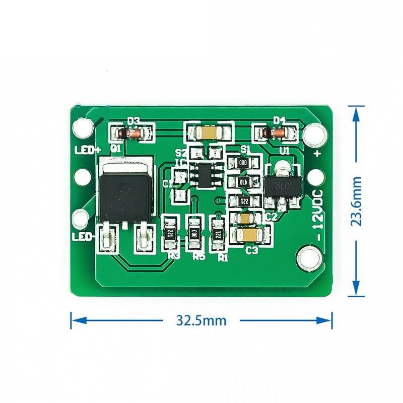 Sensor botão de toque capacitivo Touch TTP223 12V 3A