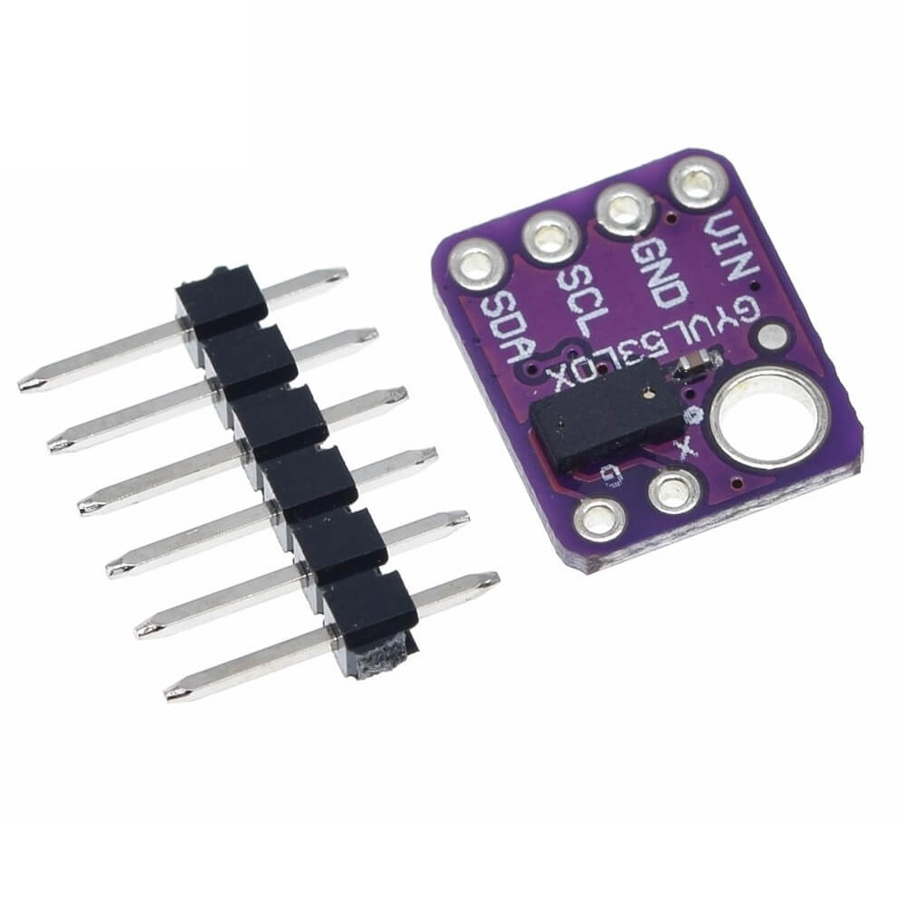 Módulo sensor de distância laser 2m - Time-of-Flight ToF VL53L0X GY-530