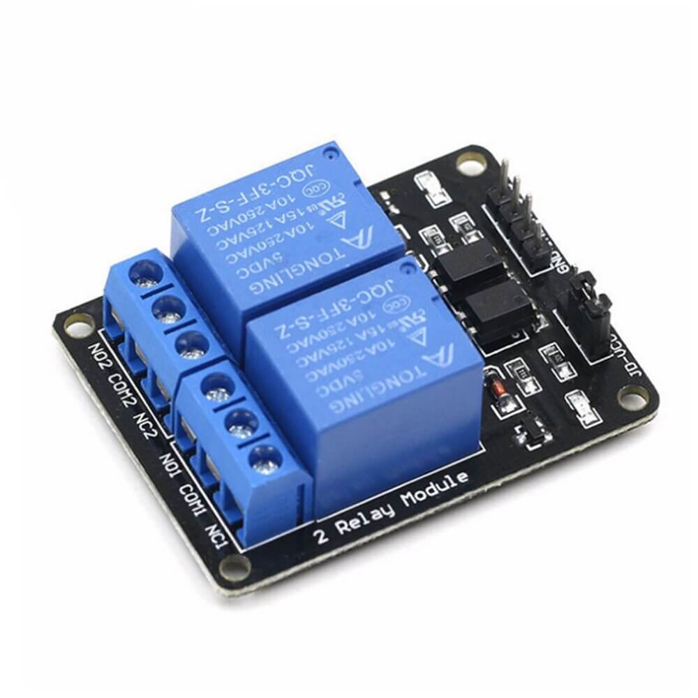 2 x Módulo relês de 2 canais 5V 10A Ideal para automação