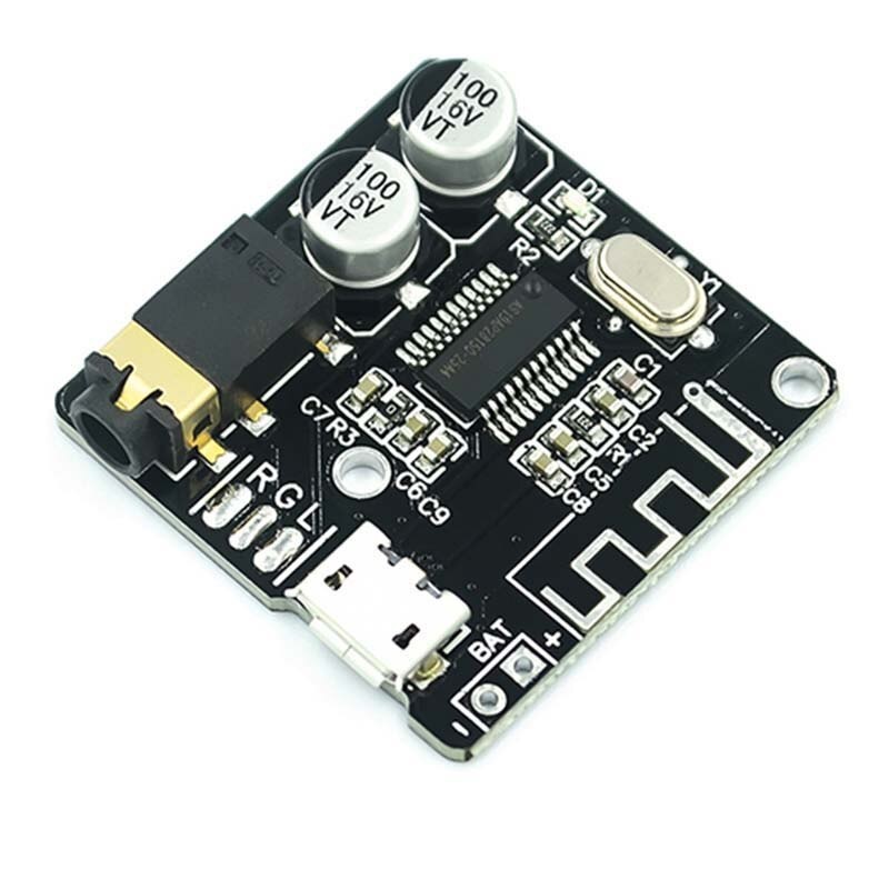Módulo Receptor de Áudio Bluetooth 5.0 MP3 VHM-314 - Preto