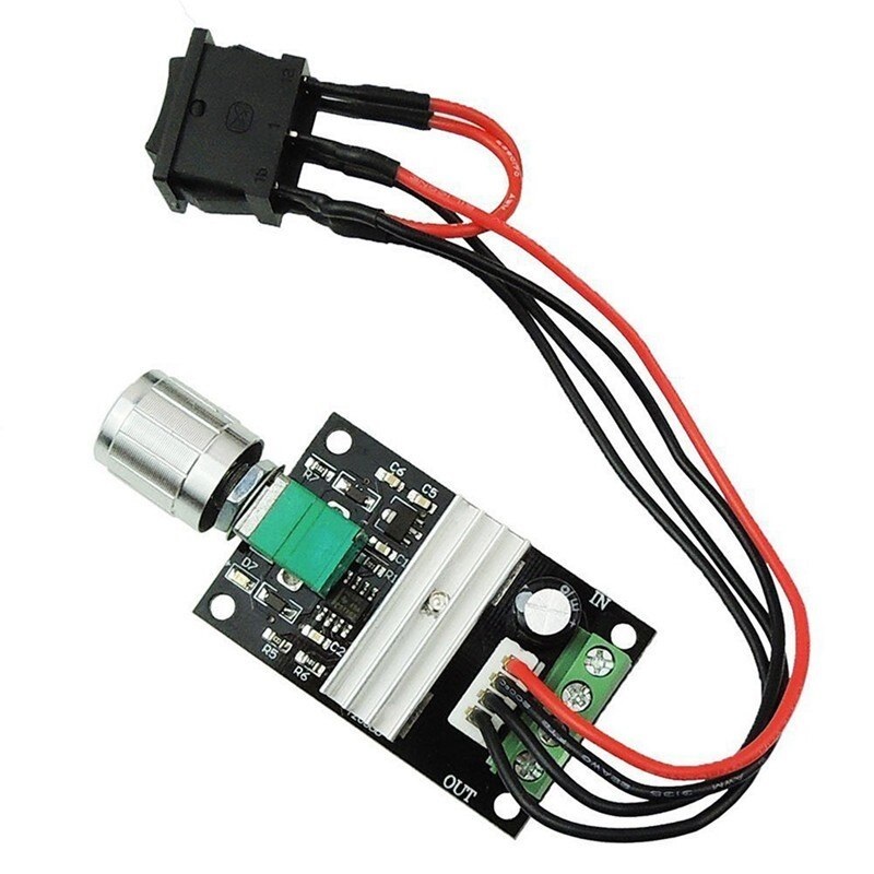 Módulo PWM 3A 80W - Controlador velocidade motor com reversão 6V 9V 12V e 24V