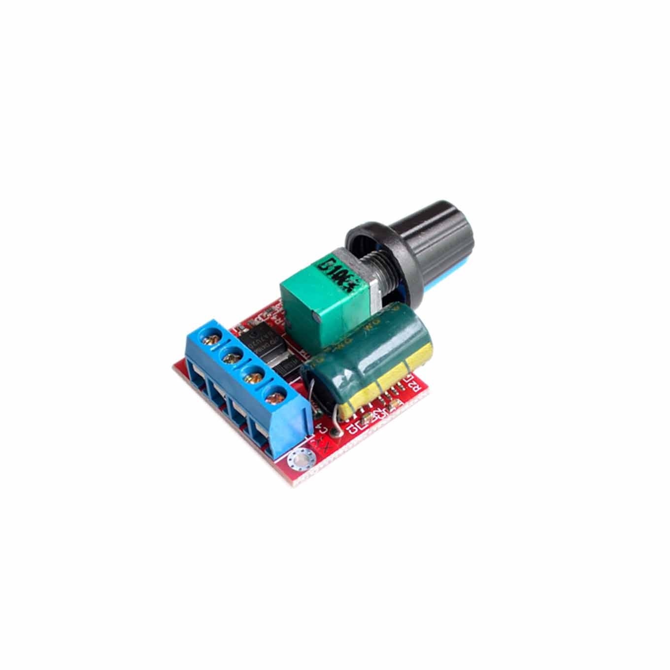 Módulo PWM 5A 90W - Controlador velocidade motor 6V 9V 12V e 24V