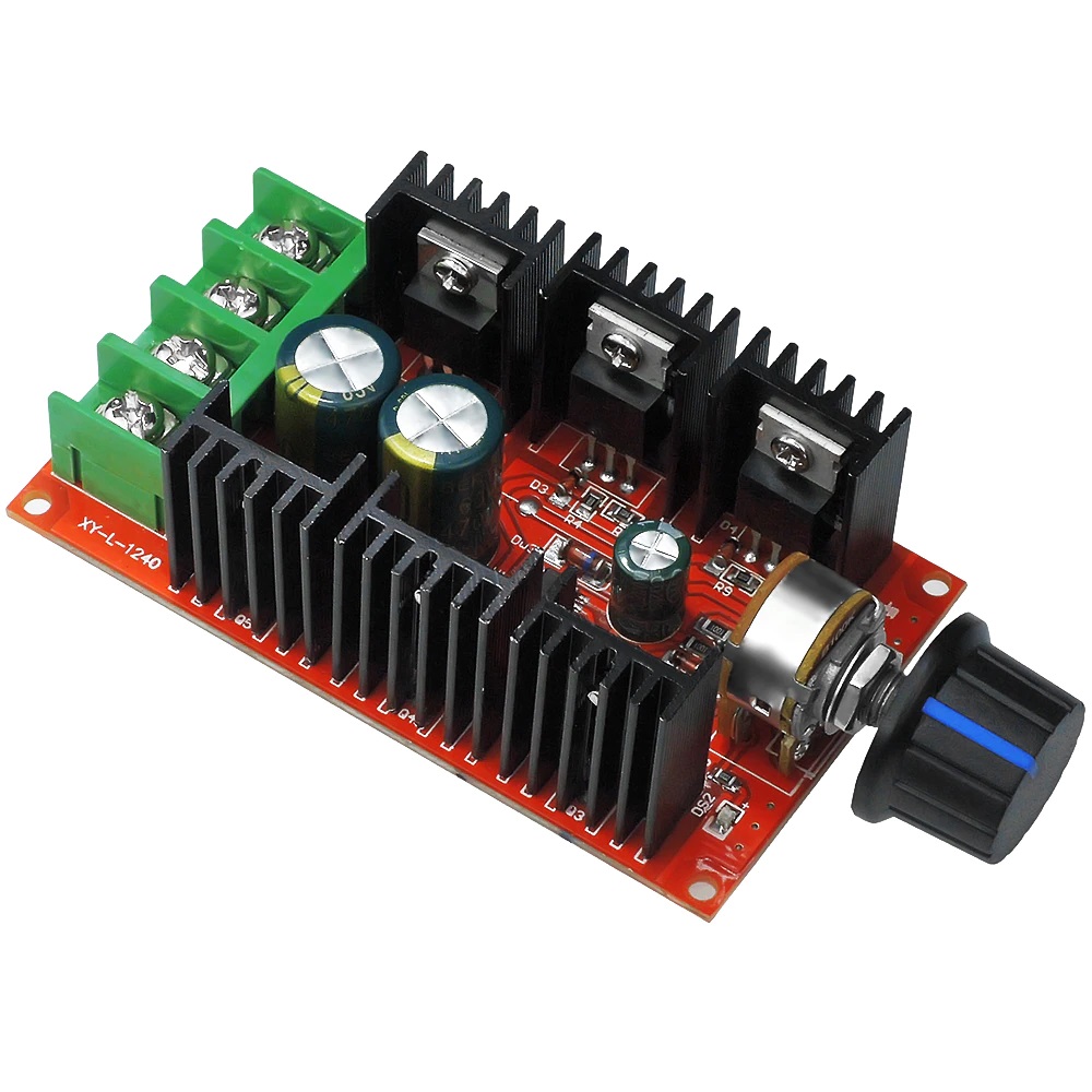 Módulo PWM 40A 2000W - Controlador velocidade motor 9V 12V 24V 48V HHO - XY-L-1240