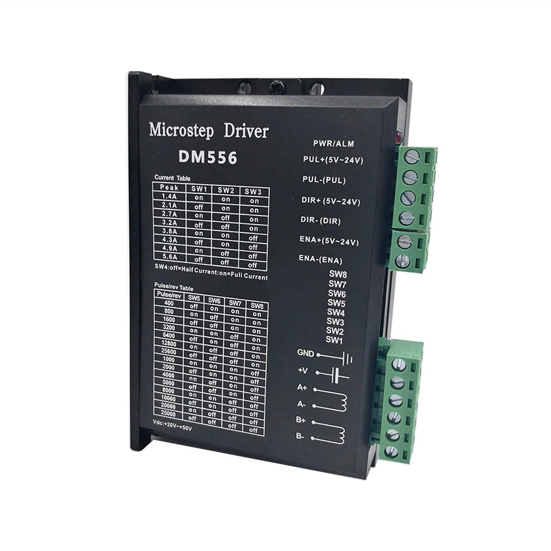 Driver para motor de passo 5.6A DM556 - 1 eixo 20-50V