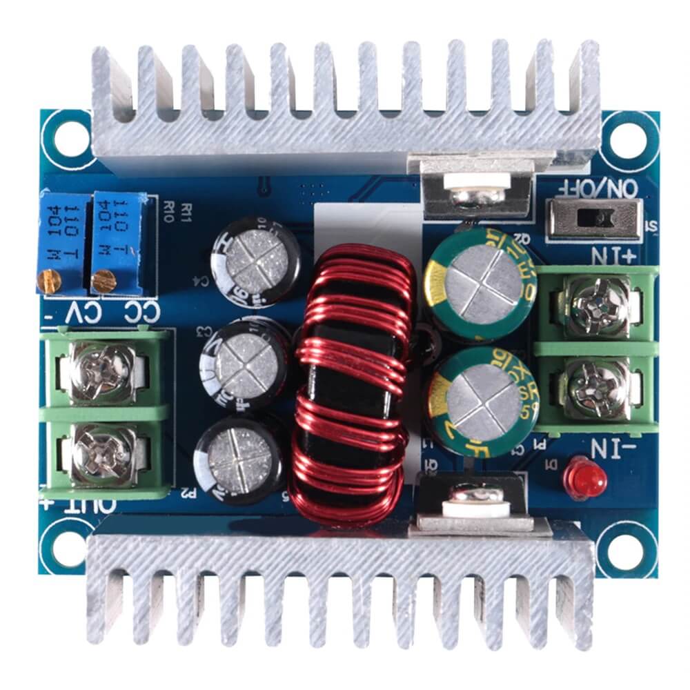 Módulo conversor DC-DC Step-down ajustável 20A 300W 6-40V para 1.2-36V