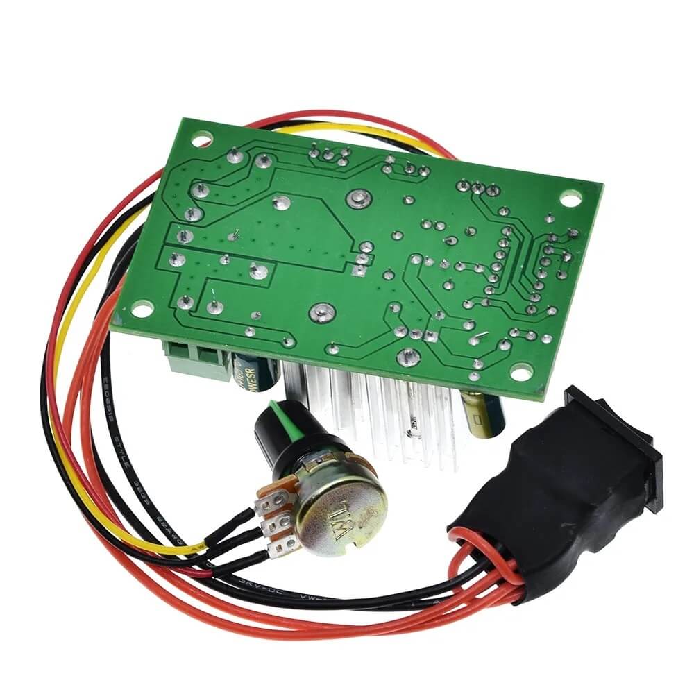 Módulo PWM 10A 80W Controlador velocidade motor com reversão 6V 9V 12V e 24V
