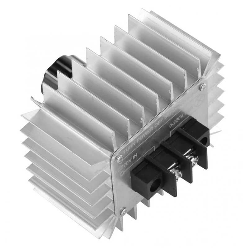Dimmer rotativo de alta potência CA 5000W em 220V - 2500W em 127V