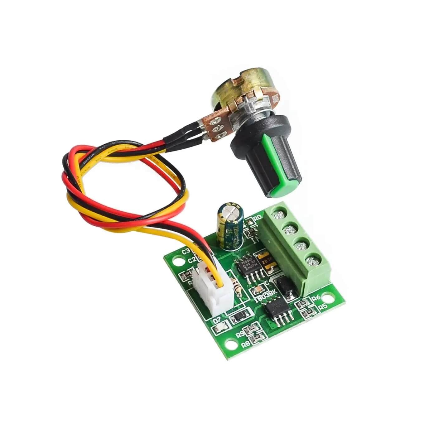 Módulo PWM 2A Controlador velocidade motor 3V 6V 9V 12V