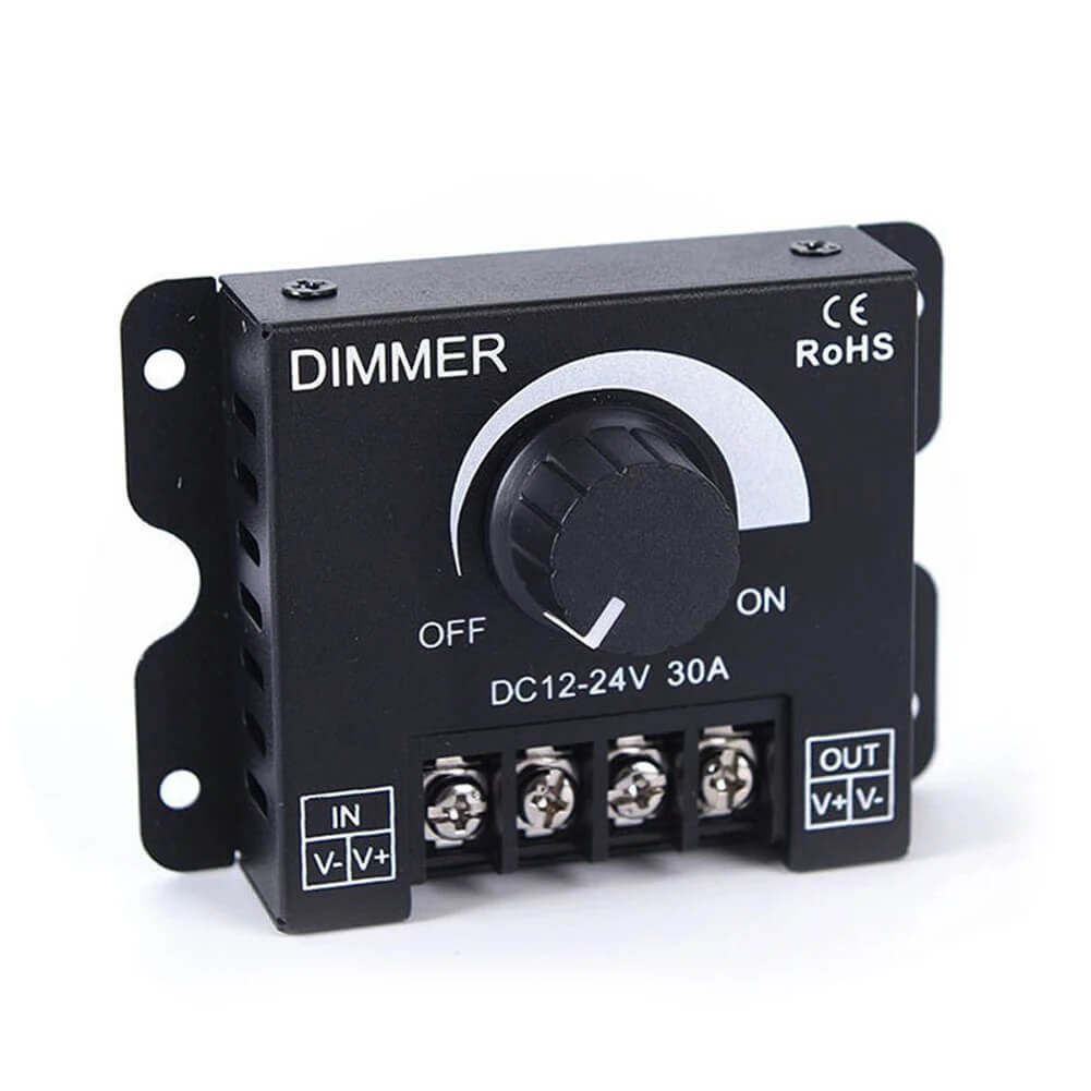 Controlador dimmer para fita de LED 12V a 24V até 30A T1-30A