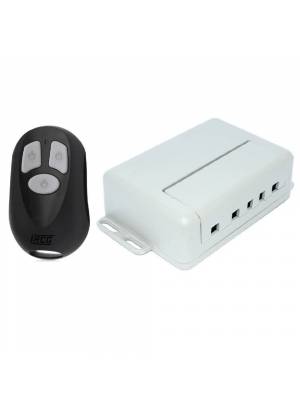 Kit controle remoto 3 botões + 1x Módulo de relês receptor RF 433Mhz de 2 canais RL02A 127V. Para...