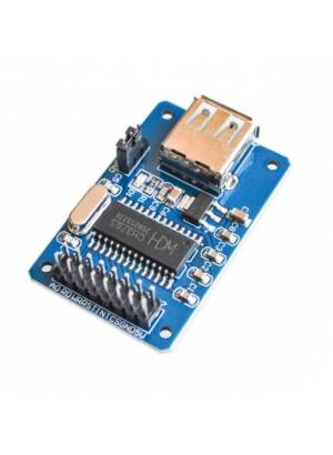 Módulo USB Host U Disk para pendrive CH376S Interface Serial e paralela