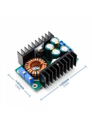 Módulo conversor DC-DC Step-down XL4016 ajustável 8A - 4-38V para 1.25-36V - Com Dissipador duplo