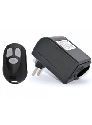 Controle Remoto 3 botões + Tomada inteligente relê RF 433Mhz TR01A bivolt - Para automação resid...
