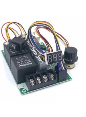 Módulo PWM 60A - Controlador velocidade motor com reversão e display 12V e 24V