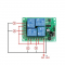 Módulo relê receptor 4 canais para automação residencial RF 433Mhz 12V KR1204