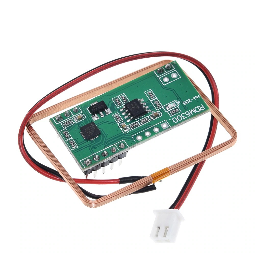 Módulo leitor de cartão RFID 125Khz RDM6300 Serial TTL